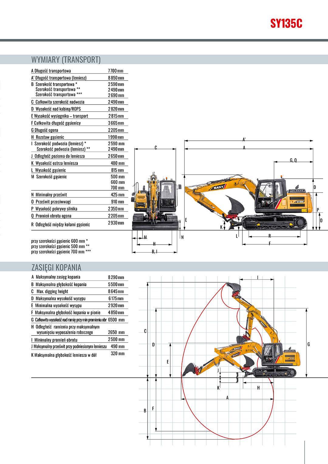 Sy135c Pl Wymiary
