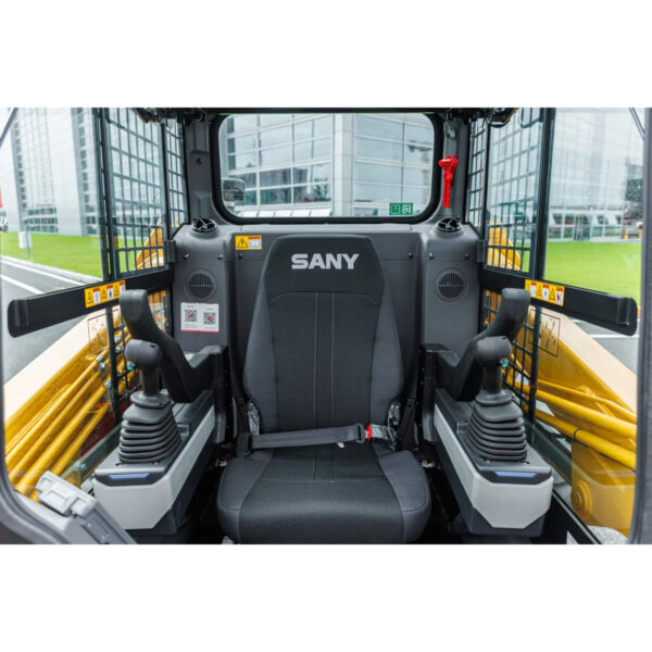 Miniładowarka Skid Steer Sany Ss210r Kabina Wnętrze